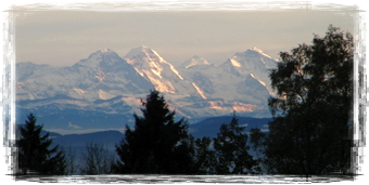 Alpenblick Eiger-Mönch-Jungfrau